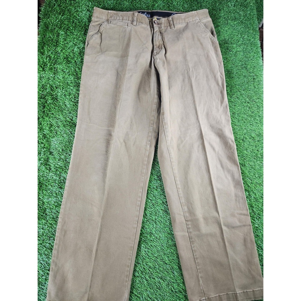 Cabela's Pants Mens 40x32‎ Beige Khaki Canvas Straight Leg Casual Pockets Chino